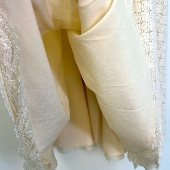 Free People - Victoria Ivory Lace Sleeveless Full Mini Dress Size Small - Picture 15 of 16
